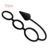 LOL Männer Zeitverzögerung Drei Ring Schwanz Penis Lock Anal Butt Plug Prostata Massager Sex Spielzeug