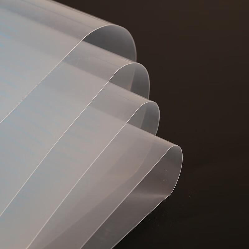 20-Pack A4 Button Closure Transparent File Folders for Students, Thick Waterproof Exam Paper Folders, Training Material Storage Folders