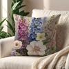 Lebendige pastellfarbene Blumen Kissenbezug Für Kissen Druck Sofa Dekoration Wohnraum Café Büro Nordische Schlichtheit