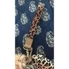 DQL gifts for women short lanyard for keys, cute leopard pattern wrist keychain lanyard for keys, key chain wristlet for women(LEOPARD)