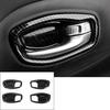 Interior Door Handle Bowl Cover Trim Decor For Jeep Renegade 2016+ Carbon fiber