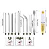 Portable Knotter Tools Stainless Steel Lacing Needle and Smoothing Tool Fit for Leather Fit for DIY Craft Supplies