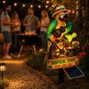 Solar LED Garden Lamp Parrot Shape Light, with Ground Insert, Waterproof Outdoor Yard Stake Lights Decor Automatic Lighting for Lawn Patio
