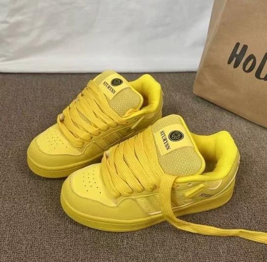 

Fashion Cute Harajuku Sneakers Women s Running Shoes 2024 New blue Thick Platform Sneakers students Outdoor Casual pink Vulcanized Shoes 40