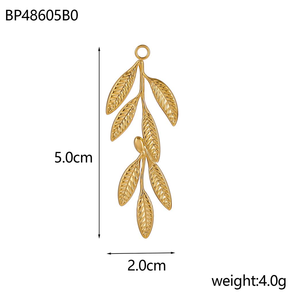 CARLIDANA Stainless Steel Waterproof Heart Love Leaf Rabbit Letter Charms Pendant Gold Plated Heart Pendant Charms For Making J