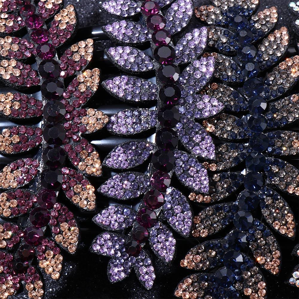 Elegant Hairpins For Girls Flower Leaves Women Hair Comb Hair Claws Korean Barrettes Hair Clips