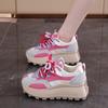 Spring 2025 new thick-soled non-slip heightening sports board shoes women's popular Xiaobai casual shoes tide 876-1