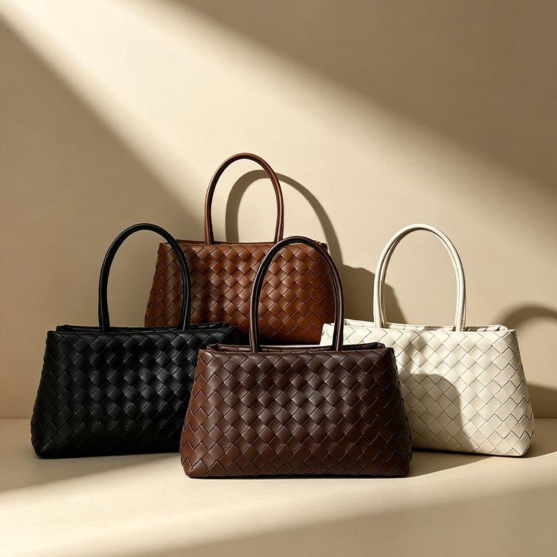 Tote Bag, Hand Woven Vegetable Basket Bag, Fashionable and Simple Shoulder Bag, Women's Large Capacity Commuting Handbag