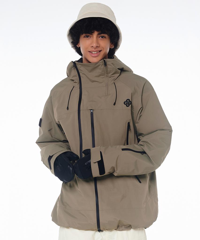 Doll Outerwear 2425 Ricca Snowboard Anorak Jacket Khaki Unisex
