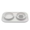 Anti-knockover Double Slow Feeder Bowl Food-grade Puppy Slow Eating Bowl  Small Medium Breed Dogs