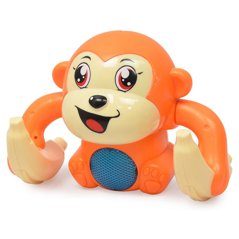 [Good Things Moe Push] Factory, Electric Tipping Monkey, Voice-Activated Induction Cartoon Rolling Banana Monkey