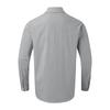 Camicia da uomo a maniche lunghe in cotone con doppia tasca, colori casual