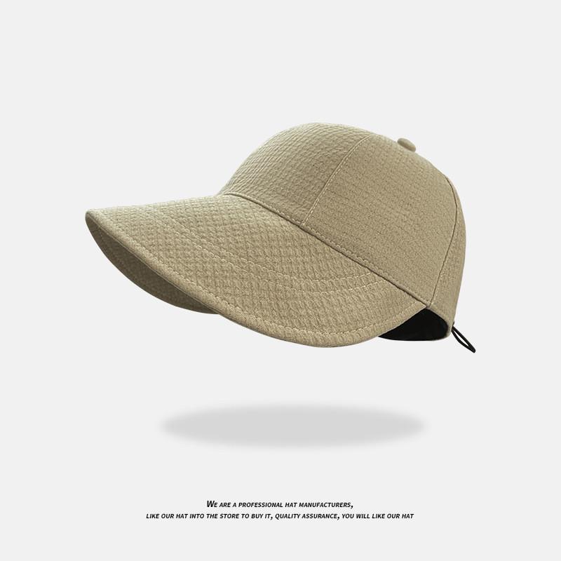 Простая однотонная клетчатая текстура Женская повседневная бейсболка-солнцезащитная кепка Для защиты от солнца и повседневного стиля