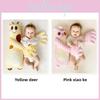 Toddler Giraffe Shape Sleep Soothing Hand Palm Toy Leep Aid Companion Dolls