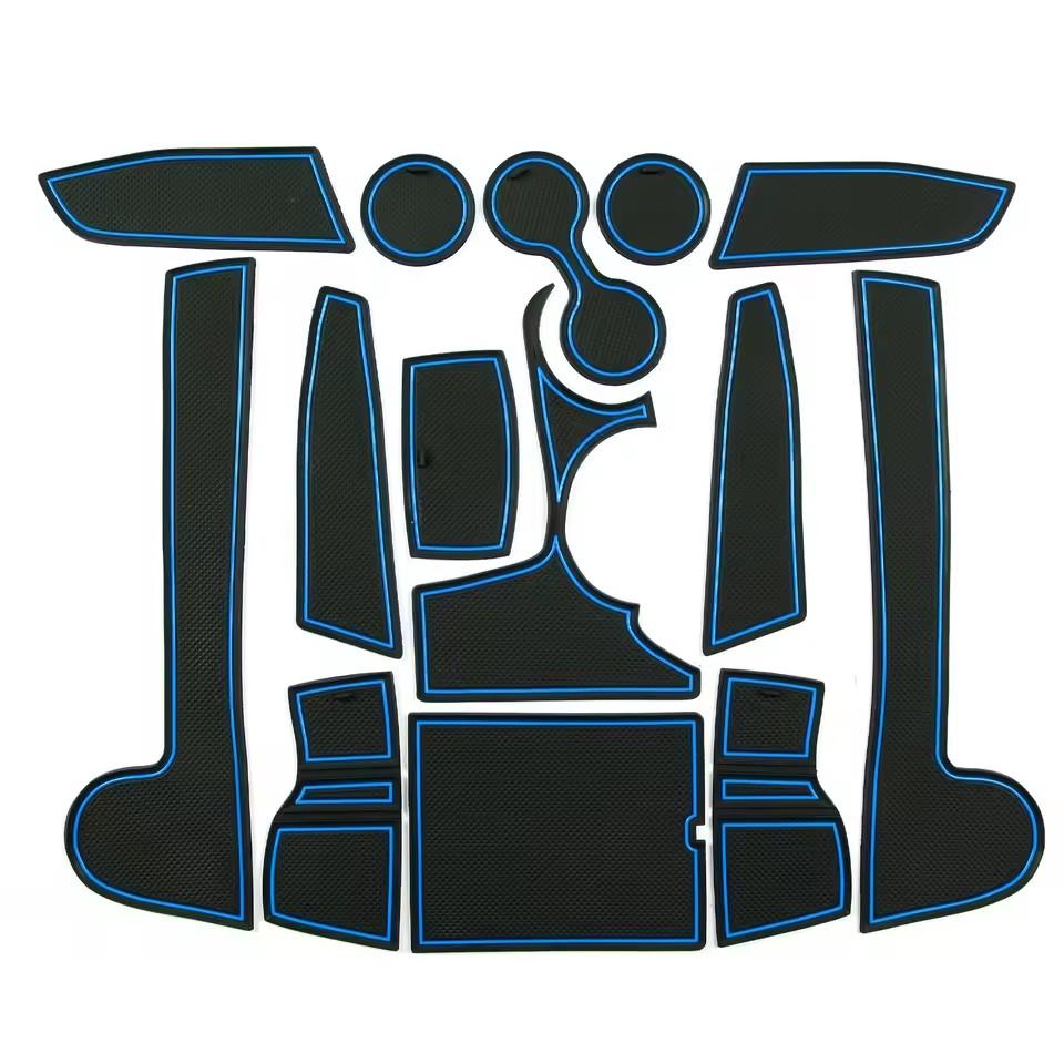 for Kia Sportage NQ5 2025- 2025 Anti-Slip Gate Slot Cup Mat(European AT Version Only)  Non-Slip Pad Car Interior Accessories