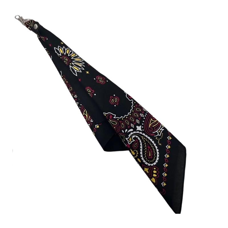 Bandana Classique Motif Cachemire Occidental Foulard de Tête pour le Sport et l'Activité de Plein Air Accessoire Hiphop