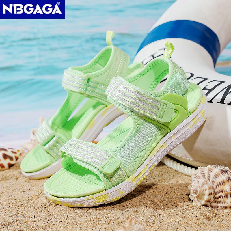 2025 Spring Summer New Sandals Breathable Children's Girls Anti Slip Open Toe Sandals Outdoor Beach Shoes