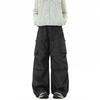 American Wide-leg Paratrooper Overalls Men's Summer Thin Loose Leisure Sports High Street Ruffian Handsome Quick-drying Charge Pants