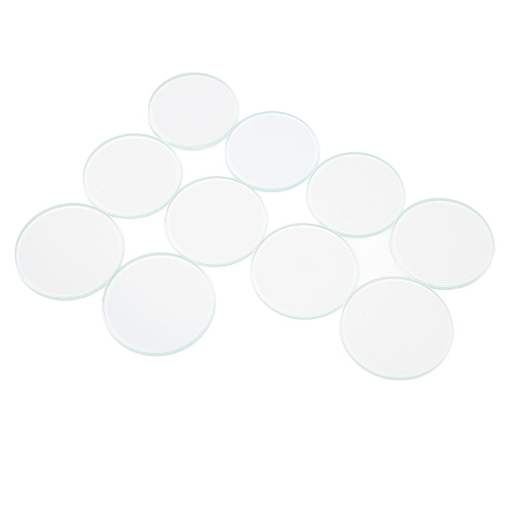 Round Flat Watch Lens Professional Round Flat Glass Replacement Parts for Watchmaker Repair