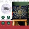 Gold Christmas Theme Pillowcase Printed Polyester 40/45/50cm Throw Pillowcover Decorative Sofa Cushion Pillowslip Home Decor