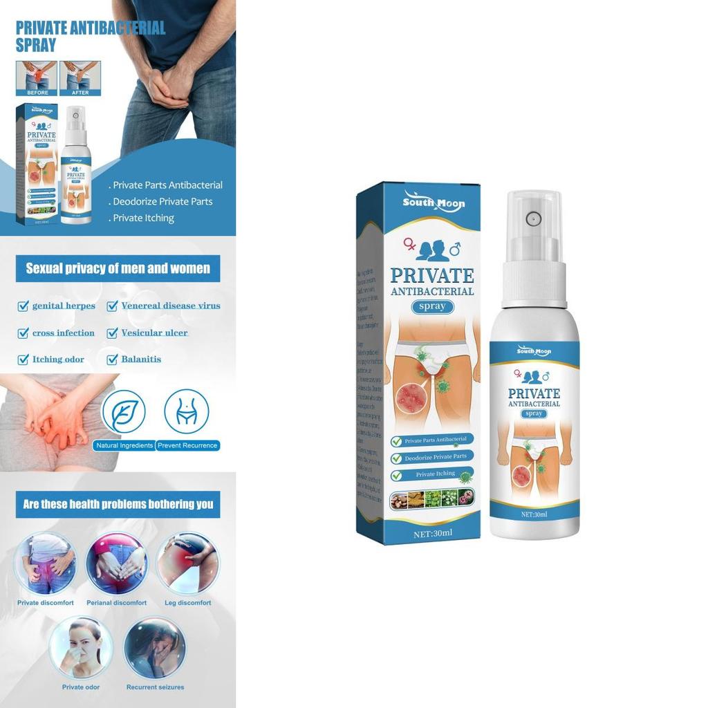 South Moon Skin Care Spray For Soothing Inner Thigh Itch With Deep Skin Repair Formula