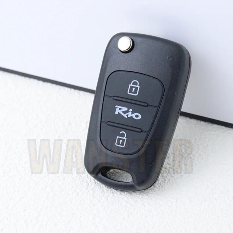 Auto Key Fob Cover Housing Housing Fit For Hyundai Porter Verna Bongo Solaris Accent Kia Sportage Rio Morning Picanto K2 K5 I20 Ceed Elantra