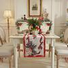 Christmas Table Runner Bed Scarf Woven Jacquard Decorative Cloth Dining Living Room