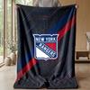 New York Rangers Flanell Fleece Decke Gemütlich Warm Überwurfdecke für Sofa Bett Reisen Ganzjahresnutzung