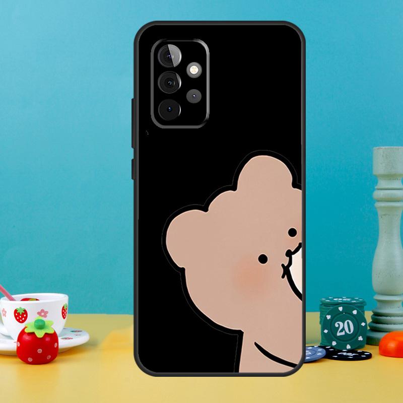 Funny Animal Dog Cats Tiger Couple Phone Case For Samsung Galaxy A13 A23 A33 A53 A73 A14 A34 A54 A12 A32 A52 A51 A71 Cover