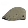 British Retro Rivet Beret Hat for Men Women Thin Breathable Flat Cap Hip-hop Newsboy Cap Adjustable Streetwear Duckbill Hat