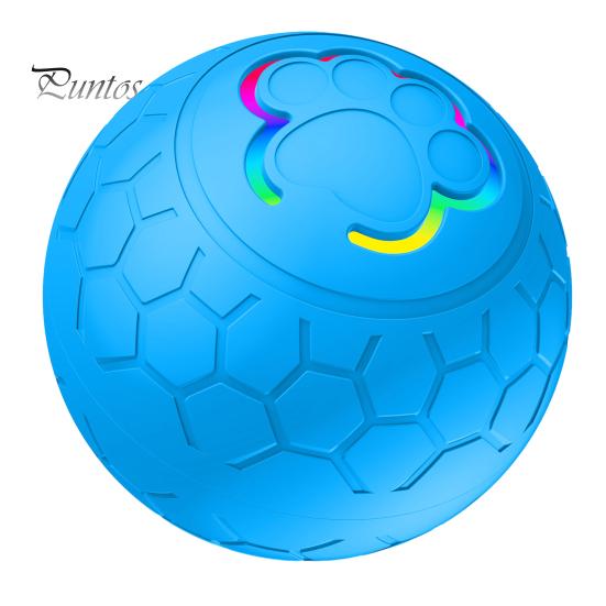 

Peppy Pet Ball USB перезаряжаемая интерактивная игрушка для собак Crazy Bounce Автоматический катящийся шарик без BPA со светодиодной подсветкой для собак маленьких и средних пород