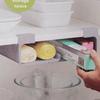 No-Punch Tinfoil Organizer Plastic Hanging Cabinet Storage Shelf Cling Film Organizer  Kitchen