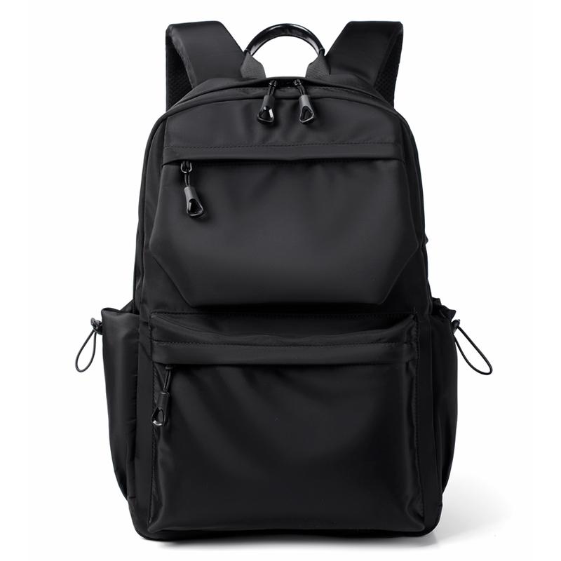 Men's Fashionable Large Capacity Simple Casual Business Backpack, Durable Oxford Neutral Style Lightweight Travel Backpack