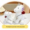 Cross-border Rose Unicorn Plush Toy - Cute Simulation Doll Gift for Girls