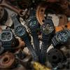 Casio Men Liquid Crystal/Analog Dual Display Series Black Watch GA-2100RC-1APR GA-2100RC-1APR