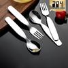 Changbaosen Children's 304 Stainless Steel Spoon & Fork Set