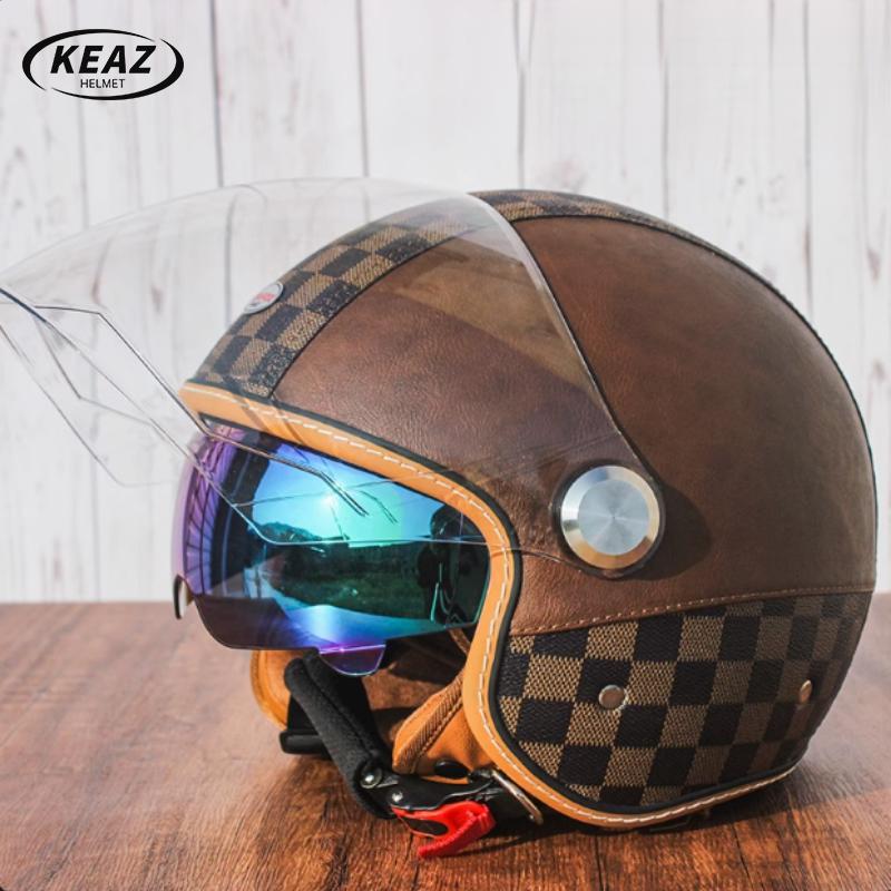 Japan Imported The New DOT Standard Certified Electric Motorcycle Helmet Female Winter Warm Male High Quality and Safety