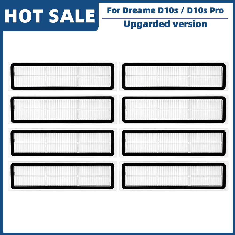 For Dreame Bot D10s / D10s Pro Robot Vacuum Cleaner Roller Main Side Brush Hepa Filter Mop Pad Spare Parts Accessories