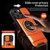 KEYSION Magnetic Phone Case for iPhone 13 14 15 Pro Max 15 Plus Slide Camera Protection Upright Kickstand Shockproof Back Cover