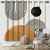 Abstract Blackout Curta Boho Modern Sun Moon Abstract Geometric Design Medieval Minimalism Nordic Polyester Bedroom Curta