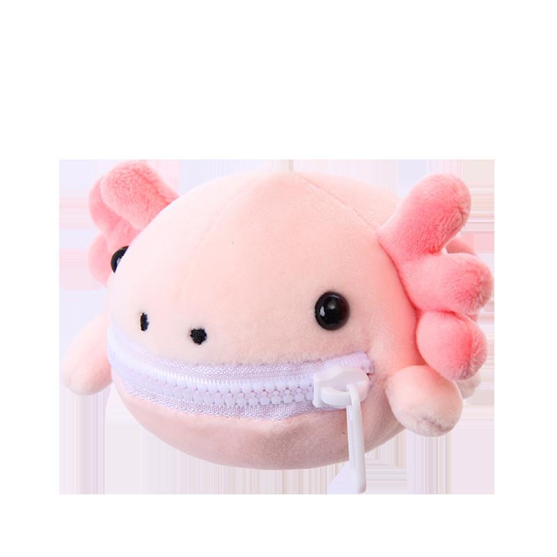

Marine Animals Beluga Whales Sharks Salamanders Plush Toy With Pp Cotton Filling For Kids Bedroom Decor розовый