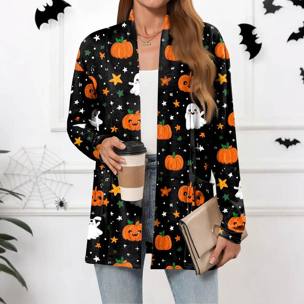 Women's Lightweight Cardigan Sweaters Open Front Long Sleeve Casual Loose Thin Cardigans With Pockets
