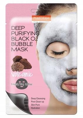 Purederm Bubble Bubbly Vegan Face Mask Volcanic 20G