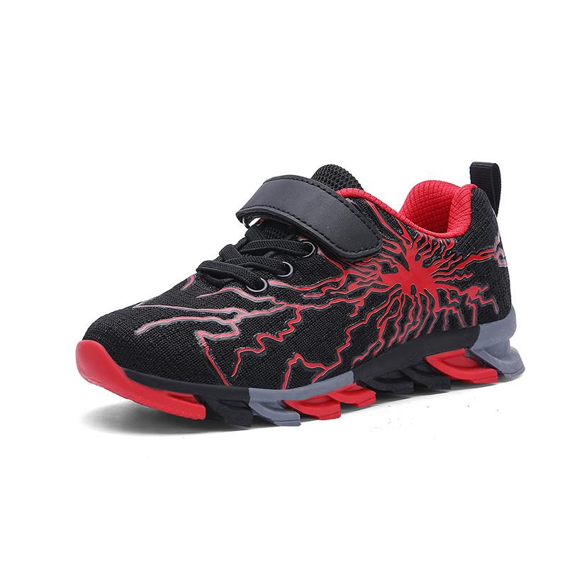 

Детские кроссовки унисекс, летние кроссовки из дышащей сетки для девочек, кроссовки для больших мальчиков, детские кроссовки с летающей тканой молнией 39