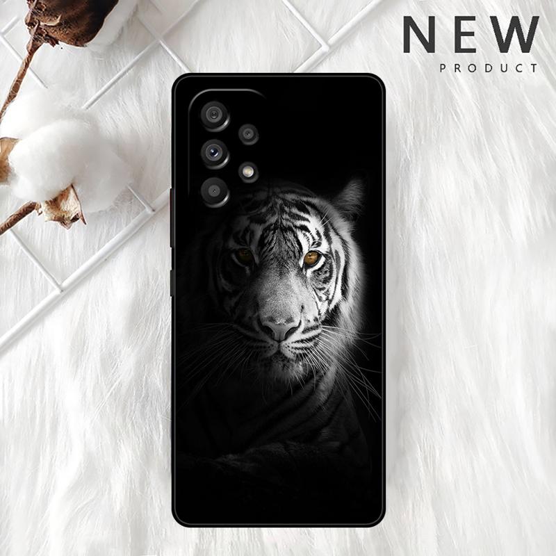 Wolf Löwe Tier Hülle Für Samsung Galaxy A54 A52 A14 5G A53 A12 A13 A71 A23 A34 A33 A21s Handyhülle