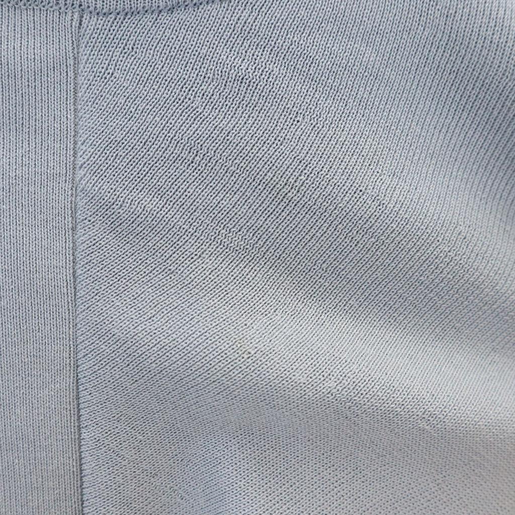 Rene Basic Made In Japan Short Sleeve Knit 34 Blue Gray Women Used