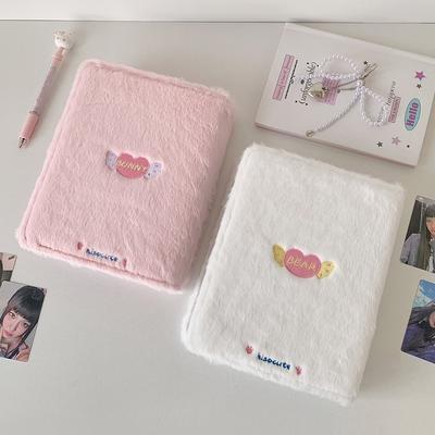 Cute 3-inch Photo Photo Album Plush Photo Storage Kpop Idol Photo Cards Collect Photo Card Holder