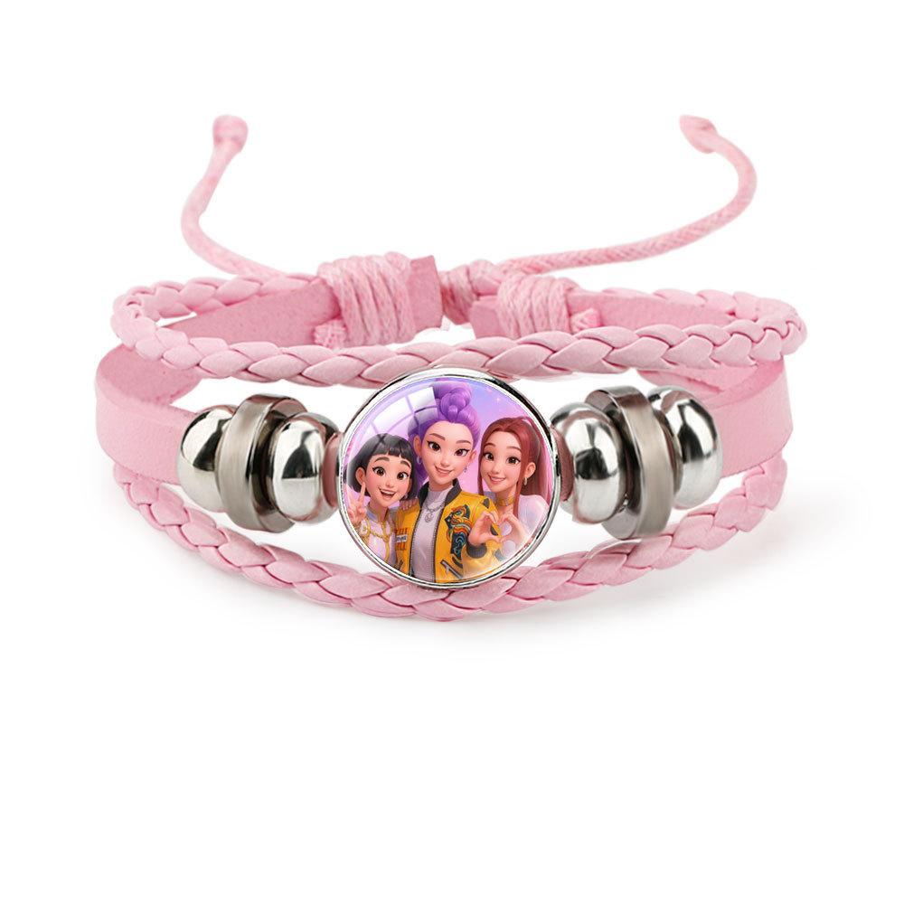 Pink Bracelet Rumi Zoey Mira Beaded Bracelet Adjustable Jewelry