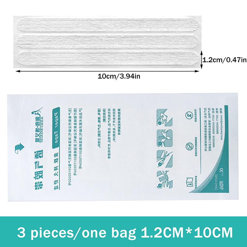 

3/5/6 шт. Лента для закрытия ран Адгезивная Стерильная Медицинская Полоска Бинта Восстановление Кожи Набор Первой Помощи Хирургическая Дышащая Лента прозрачный