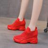 Fashion New 2025 Autumn Women Breathable Platform Casual Shoes Women Height Increased Vulcanized Shoes 8CM Thick Sole Zapatos Mujer